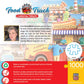 Food Truck - Carnival Treats 1000pc Puzzle - Jigsaw Puzzle with Vibrant Artwork and Durable Pieces - Fun Family Activity, Brain Challenge,