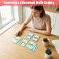 72 Pcs Math Flash Cards, Multiplication and Division Flash Cards for Studying, Math Manipulatives for Kindergarten Elementary Homeschool Classroom
