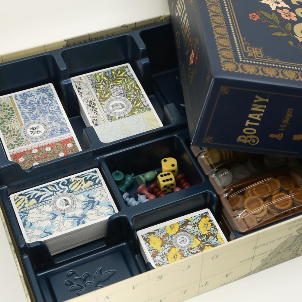 Botany Board Game | Family Board Game | Victorian Flower Hunting for Plant Lovers | Ages 8 and Up | for 1-5 Players | Easy to Learn - by Dux Somnium