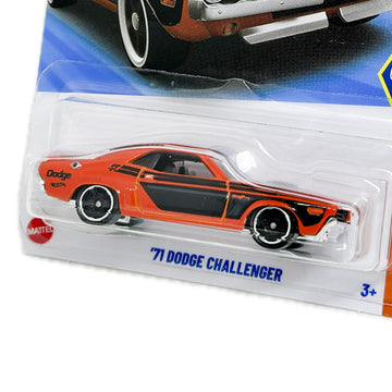 Hot Wheels '71 Dodge Challenger, Muscle Mania 1/10 [Orange/Black] 131/250