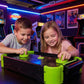 20"x12.25" NEON Wooden Tabletop AIR Hockey Game