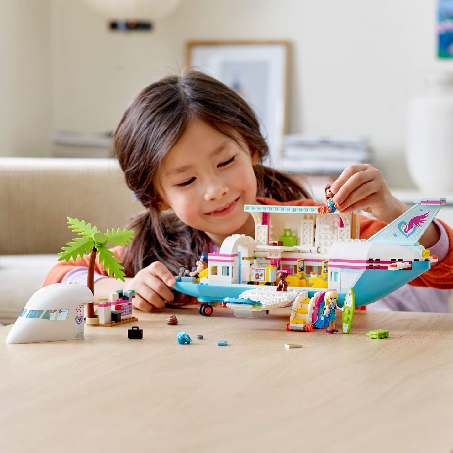 LEGO Friends Heartlake City Airplane 41429, Includes Friends Stephanie and Olivia, and Lots of Fun Airplane Accessories to Spark Fun and Creative