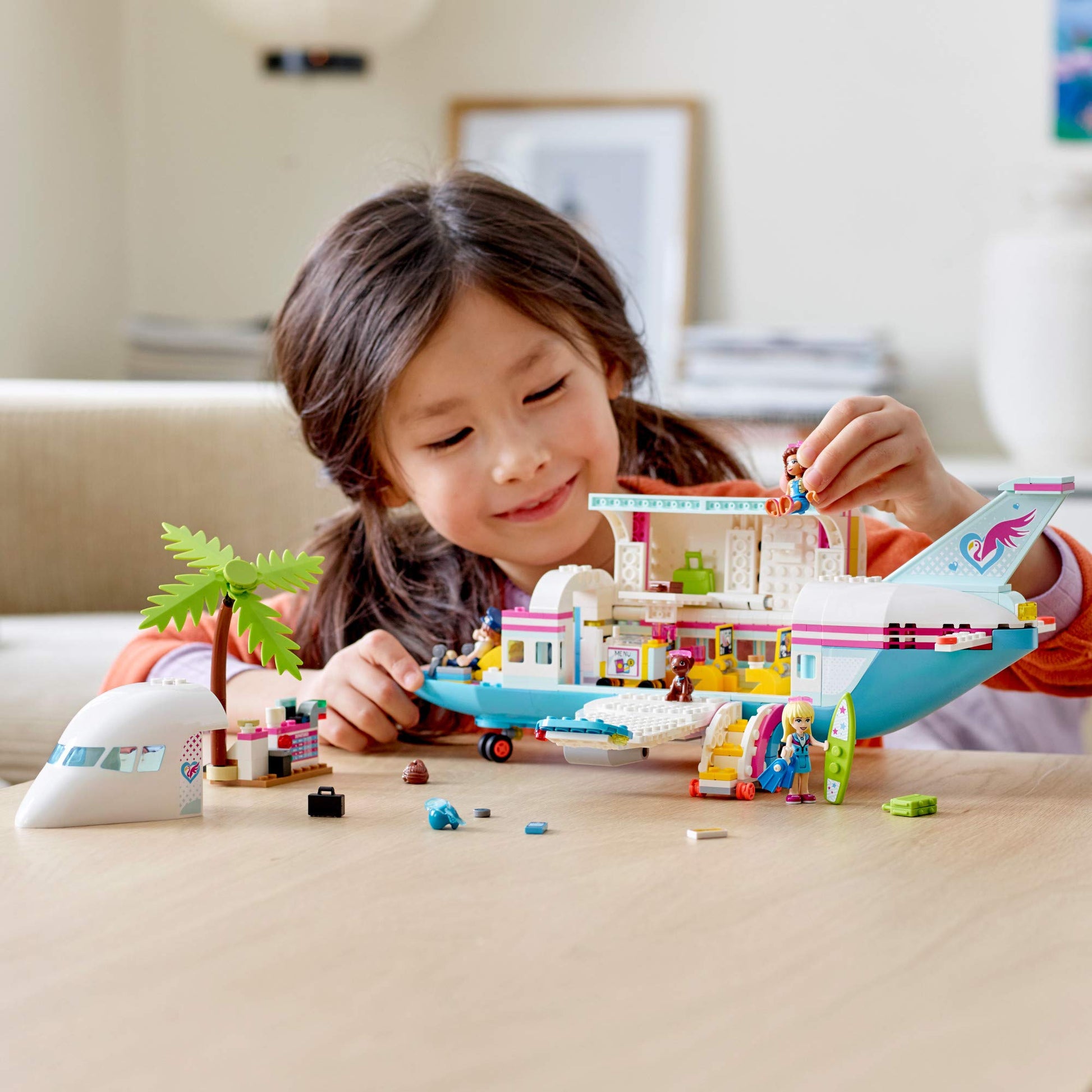 LEGO Friends Heartlake City Airplane 41429, Includes Friends Stephanie and Olivia, and Lots of Fun Airplane Accessories to Spark Fun and Creative