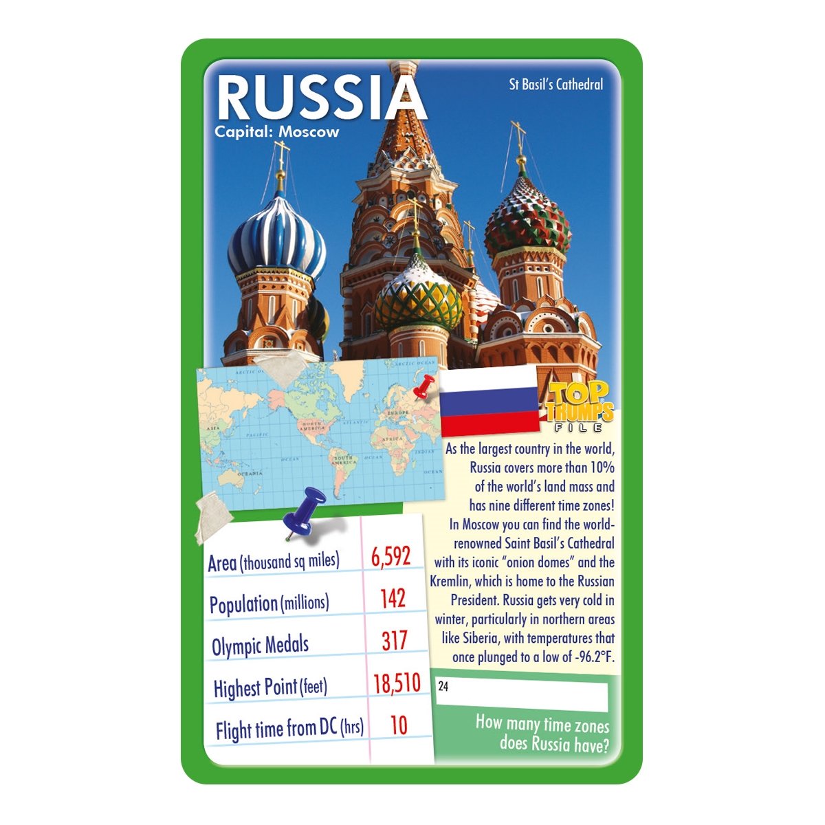 Top Trumps Card Game Countries of The World - Family Games for Kids and Adults - Learning Games - Kids Card Games for 2 Players and More - Kid War