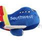 Daron Southwest Airlines Plush Toy Airplane, 8 inches