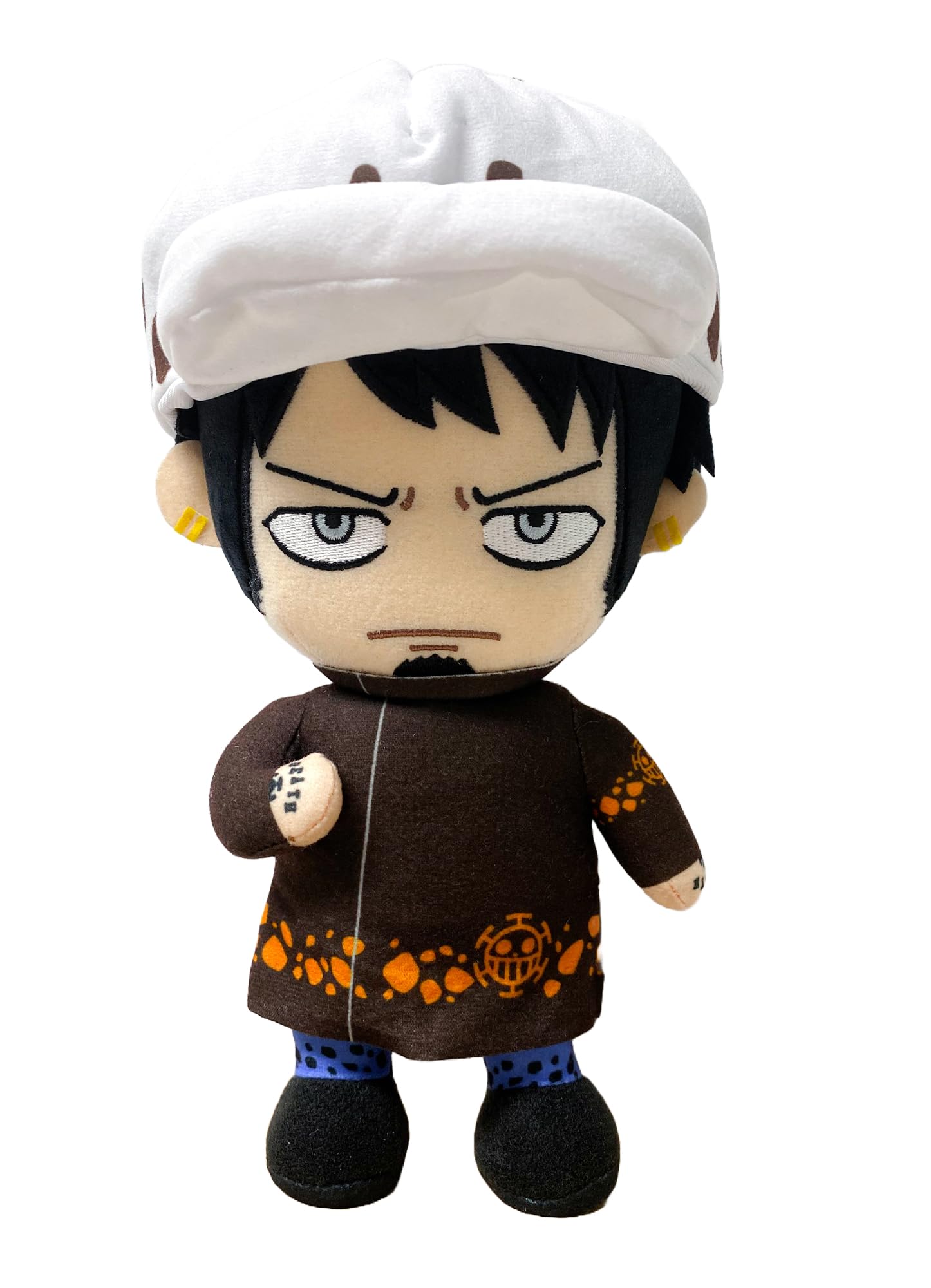Great Eastern Entertainment One Piece - Trafalgar D. Water Law (Face Changing) Plush 8" H