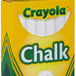 Crayola, 1 Pack of 12 chalk, White