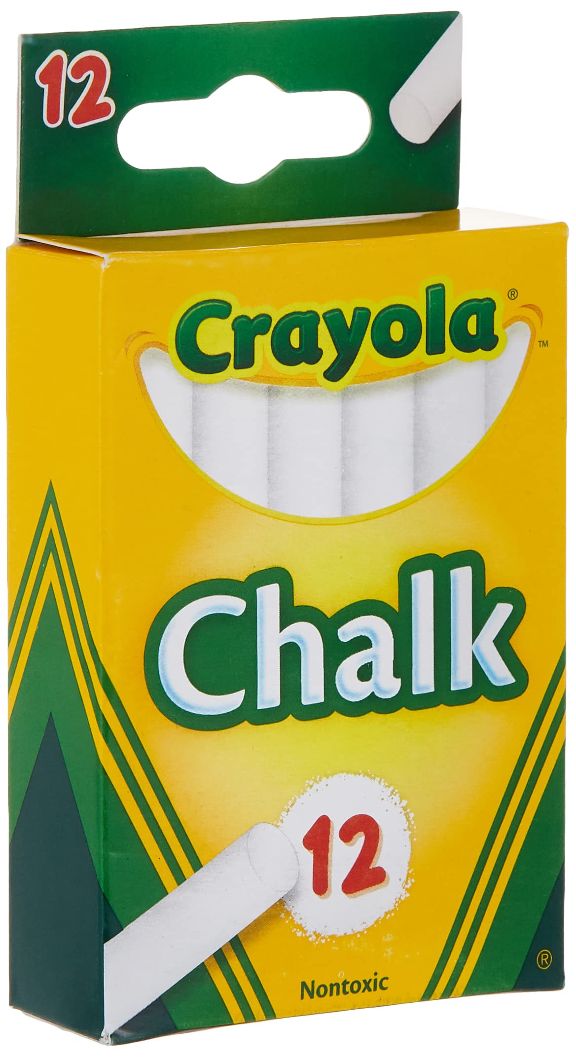 Crayola, 1 Pack of 12 chalk, White