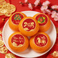 KYMY 2026 Vietnamese New Year Stickers, 180pcs T?t Vi?t NAM Spring Festival Paper Decals, Lunar New Year Zodiac Horse Round Labels for Party Favors