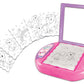 LEXiBOOK, Unicorn Drawing Projector, 4 tampons, 10 templates, Lighting Screen, 1 Pen Included, Artistic and Creative Toy for Girls and Boys