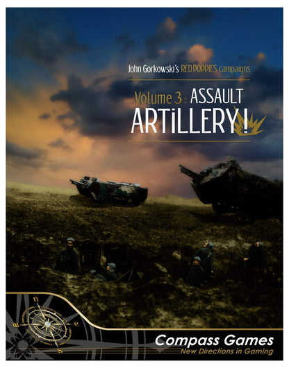 Compass Games: Red Poppies Campaigns - Volume 3 - Assault Artillery - La Malmaison