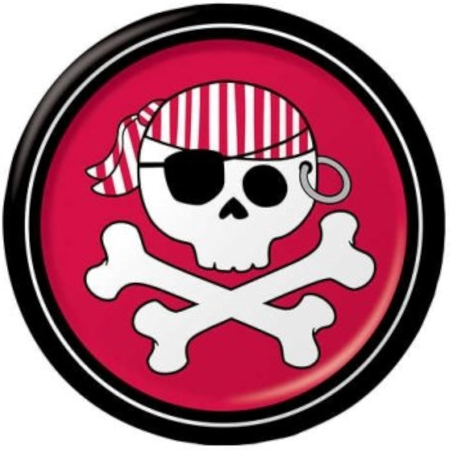Creative Converting Pirate Parrty Plastic Tablecover, Rectangle, 54" x 108"