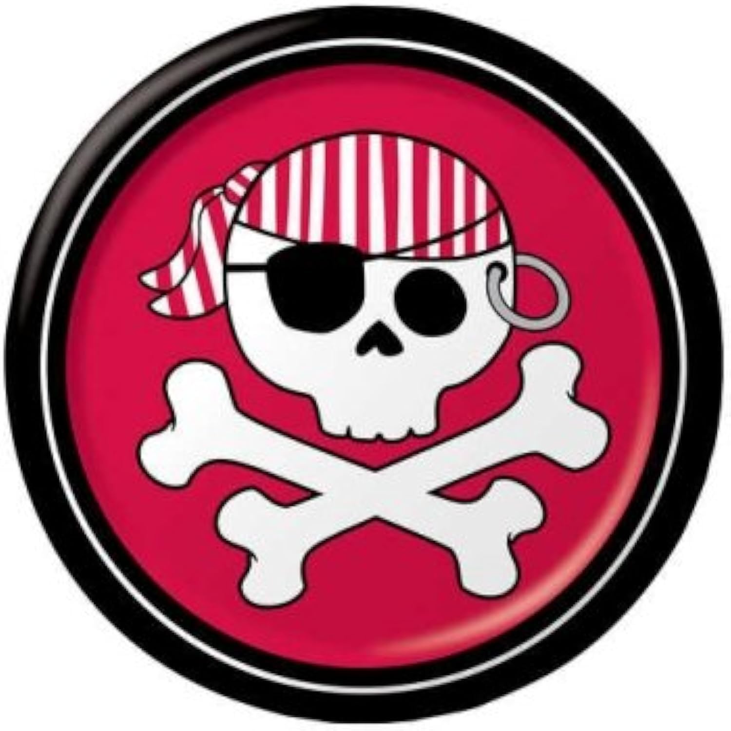 Creative Converting Pirate Parrty Plastic Tablecover, Rectangle, 54" x 108"