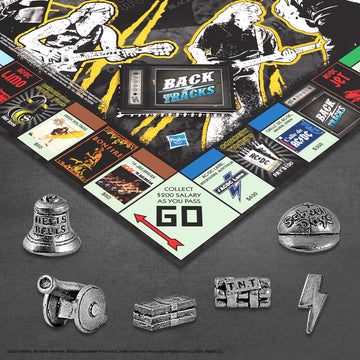 MONOPOLY AC/DC | Play as Angus’s Hat, Dynamite, Lightning Bolt & more | Includes Popular Albums and Locations AC/DC Lane, For Those About to Rock