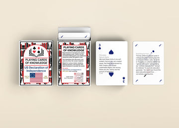 Playing Cards of Knowledge: United States Declaration of Independence Playing Cards