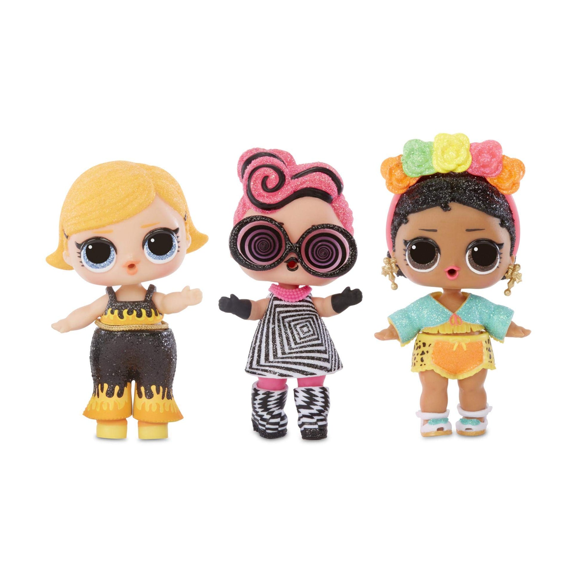 L.O.L. Surprise! Lights Glitter Doll with 8 Surprises Including Black Light Surprises