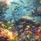 Cobble Hill 1000 Piece Puzzle - Vibrant Sea - Sample Poster Included