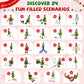 Elf Kit 24 Days of Christmas 2025-include 24 Daily Surprise Scenes & Accessories Elf Mischief Clothes Starter Kit Countdown For Family Christmas