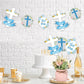 God Bless Centerpiece Sticks, Cross Community Sign - Baptism Party Decorations - Christening Party Supplies - 15PCS