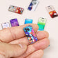 Miniature Mobile Phone, Dollhouse Mini Cell Phone, Miniature Mobile Phones Model, for Dollhouse Miniature Accessory, Fairy Garden, Diorama Decoration