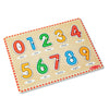 Melissa & Doug Lift & See Numbers Wooden Peg Puzzle - 10 Pieces Number Puzzles for Toddlers and Kids Ages 1+ - FSC-Certified Materials