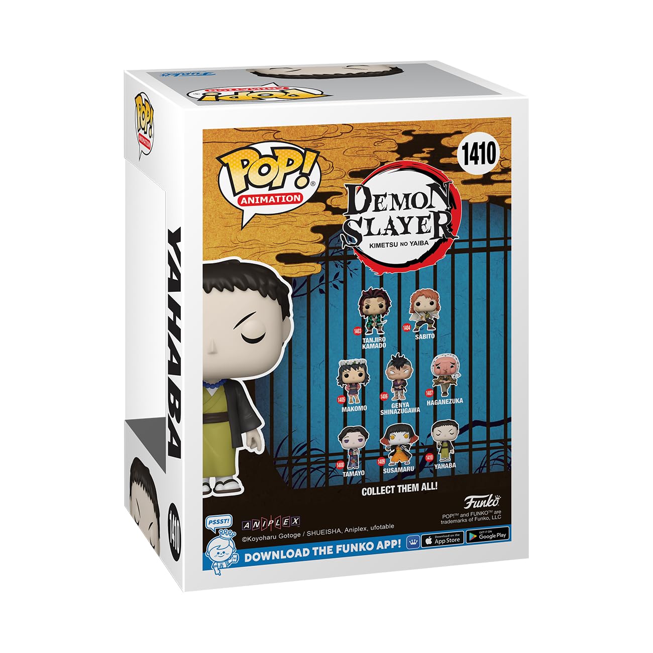 Pop! Animation: Demon Slayer - Kimetsu no Yaiba: Yahaba (Glow-in-the-Dark) PX Vinyl Figure