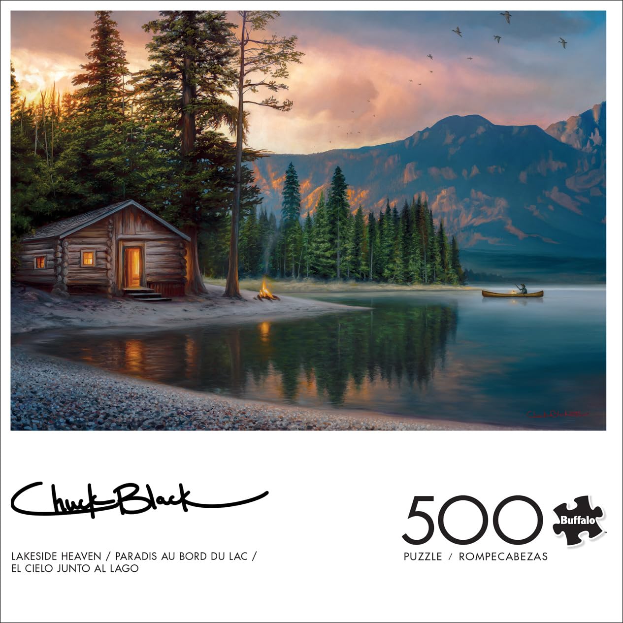 Buffalo Games - Lakeside Heaven - 500 Piece Jigsaw Puzzle for Adults