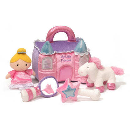 GUND Baby Princess Castle 5-Piece Sensory Plush Toy Playset for Babies