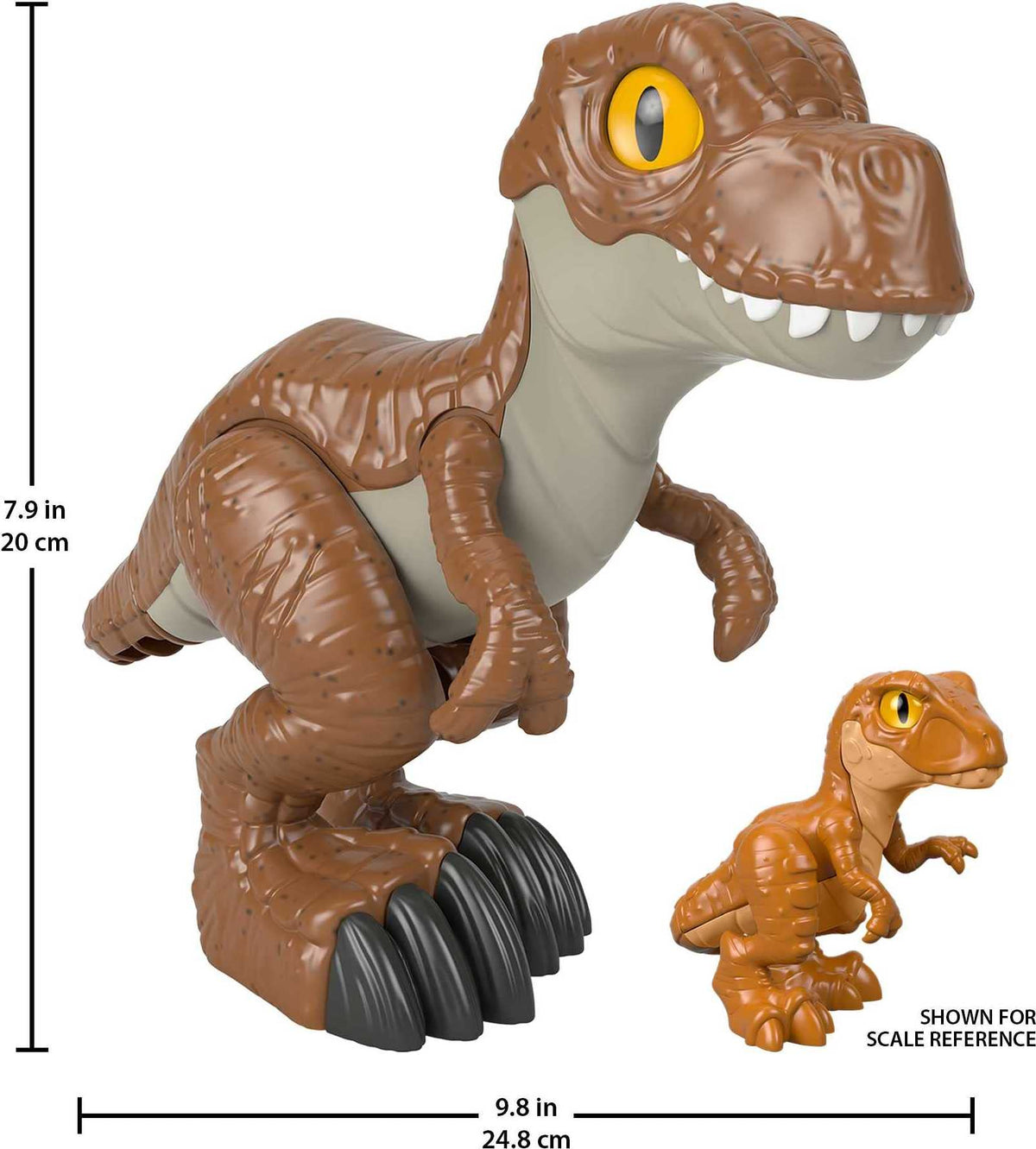 Jurassic World Fisher-Price Imaginext Camp Cretaceous T.rex XL, Extra Large Dinosaur Figure for Preschool Kids Ages 3 to 8 Years
