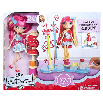 La Dee Da Doll and Ribbon Salon Playset