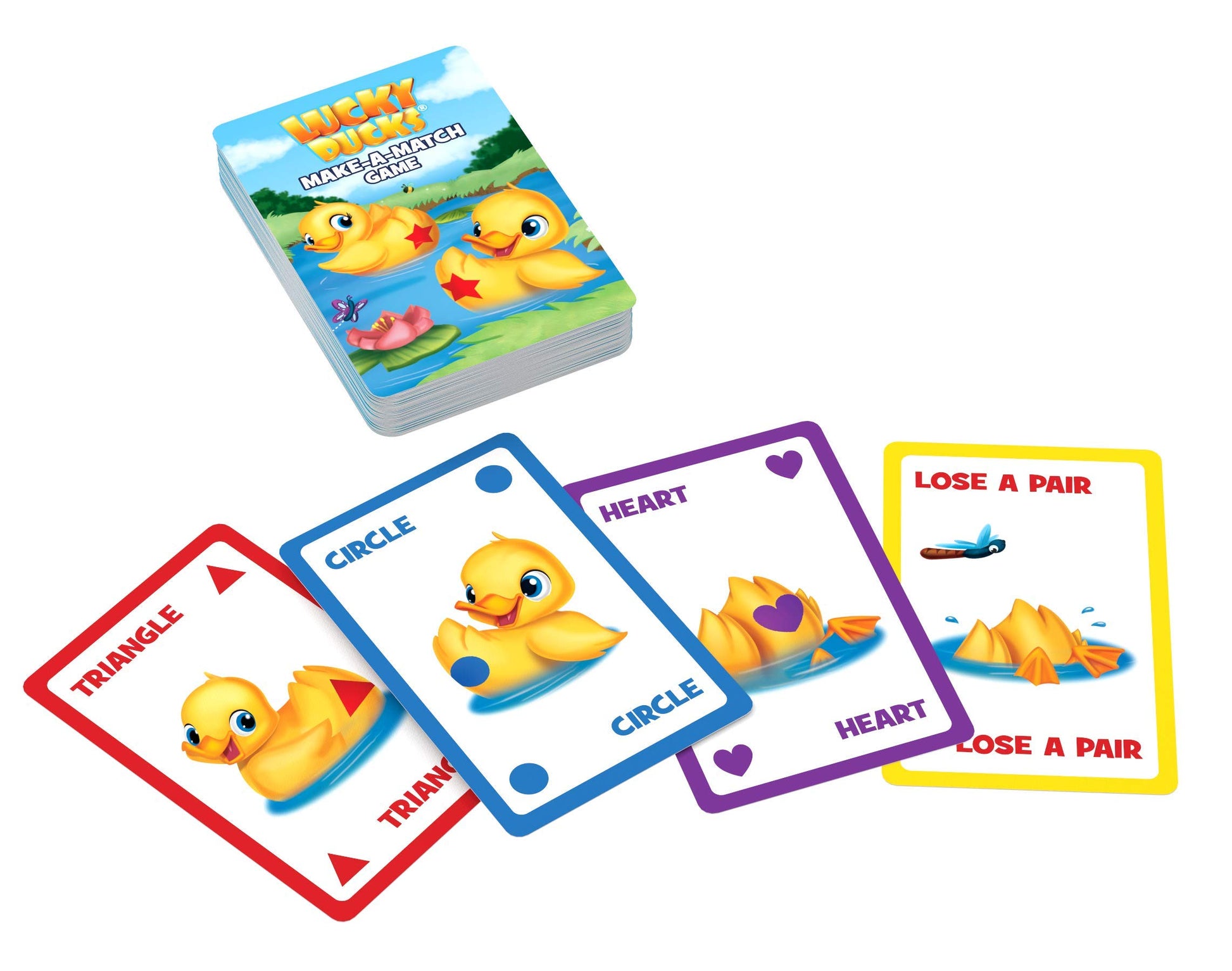 Amazon Exclusive Bonus Edition Let's Go Fishin' with Lucky Ducks MAM Card Game | 1-4 Players, Ages 4+