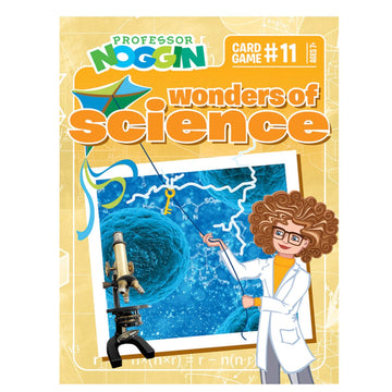 Outset Media Professor Noggin's Wonders of Science Trivia Card Game - an Educational Based Card Game for Kids - Trivia, True or False, and Multiple