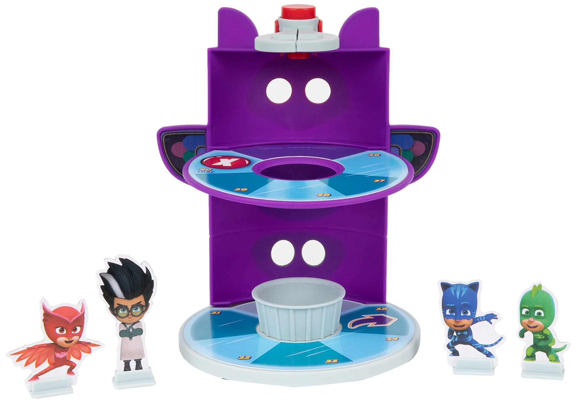 PJ Masks Hasbro Gaming HQ Rescue Kids Board Game, Preschool Games, Race to Stop Romeo, Includes 3D Plastic Tower, Kids Games Ages 4 and Up