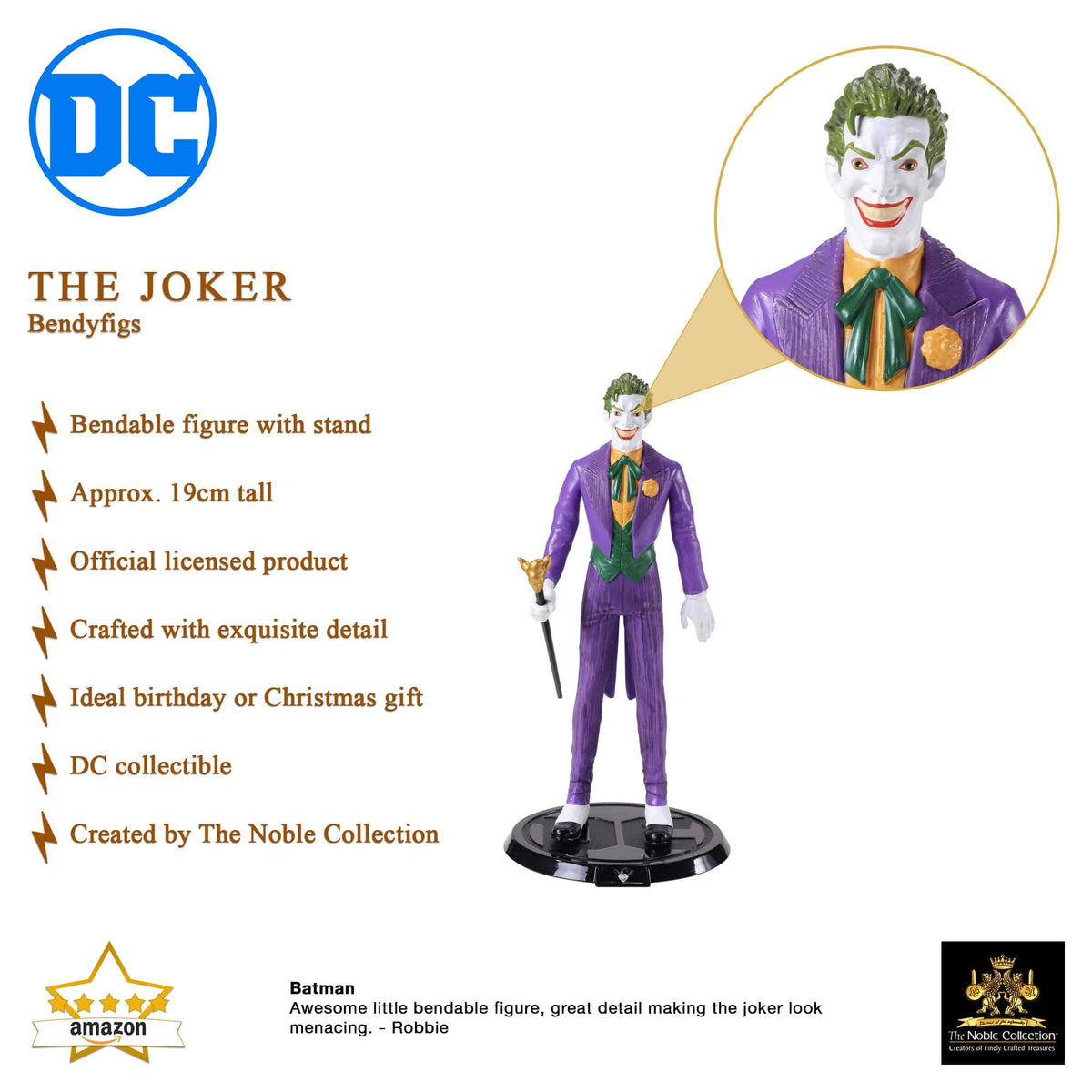 BendyFigs The Noble Collection DC Comics Joker