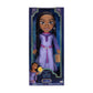 Jakks Pacific Disney's Wish Asha Doll, 14” / 35cm Tall Doll with Royal Reflection Eyes and Hand Braided Hair, Includes Removable Dress and Shoes for
