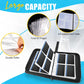 4-Pocket Card Binder, 400 Pockets Trading Card Holder with 50 Removable Sleeves, Large Capacity Waterproof Zipper Album for Collectors, Portable