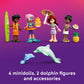 LEGO Friends Travel Boat Adventure Pretend Play Building Toy - Toy Boat Playset with Playful Dolphin Figurines and 4 Minidolls - Birthday Gift Idea