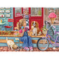 Bits and Pieces - Large 300 Piece Jigsaw Puzzle for Adults - ‘Pay Day Cones’ Summer Time Jigsaw Puzzle by Artist Brooke Faulder, Completed Puzzle