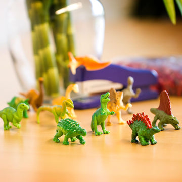Safari Ltd. Dinos TOOB - Includes 12 Hand-Painted Mini Figurines - T-Rex, Triceratops, Velociraptor, Stegosaurus, Ankylosaurus & More - Dinosaur Toy