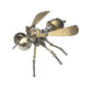 3D Metal Puzzle Mechanical Model Kit Steampunk Bee Insect 140+ Parts No Glue Build Premium Desktop Decor Christmas & Birthday Gift for Adults