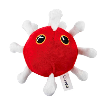 TradeInc Enterprises Covee Get Well Soon Virus Toy Cute Squishy Plushie Stuffed Sensory Plush Fuzzy Toys