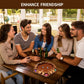 INNOVJOPRO Shut the Box Game 6-Sided Wooden with 16 Dice
