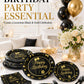 ECOHARV 96Pcs Birthday Party Paper Plates and Napkins for Themed Party Supplies, Tableware for Men Women Bachelorette,Birthday Gatherings