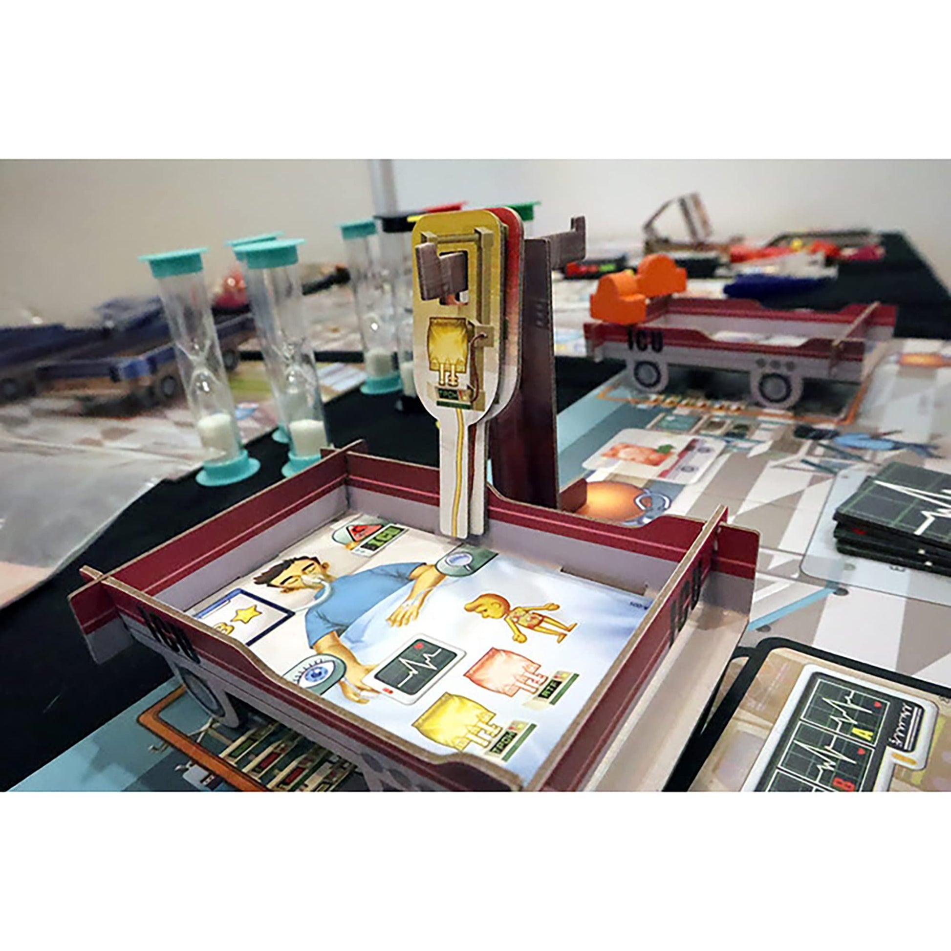 Artipiagames Rush M.D.: ICU Expansion - Artipia Games Cooperative Board Game, Worker Placement, Strategy, Ages 14+, 1-4 Players, 30-45 Mins