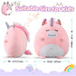 Marsjoy 12" Pink Unicorn Plush Pillow Toy Squishy Stuffed Animal Plushie Pillow Cute Unicorn Huggable Toy Kawaii Soft Cushion for Girl Kid Children's