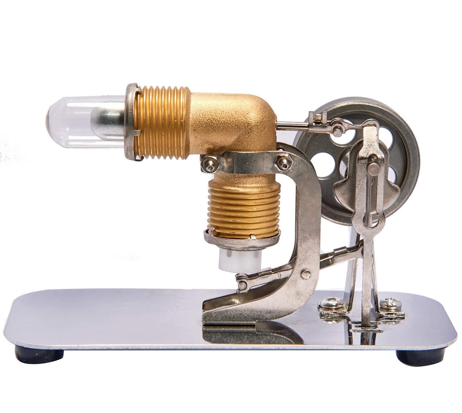 Sunnytech Mini Hot Air Stirling Engine Motor Model Educational Toy Kits Electricity HA001