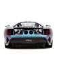Jada Pink Slips 1:24 W7 2017 Ford GT Die-Cast Car, Toys for Kids and Adults (Metallic Purple/Blue)