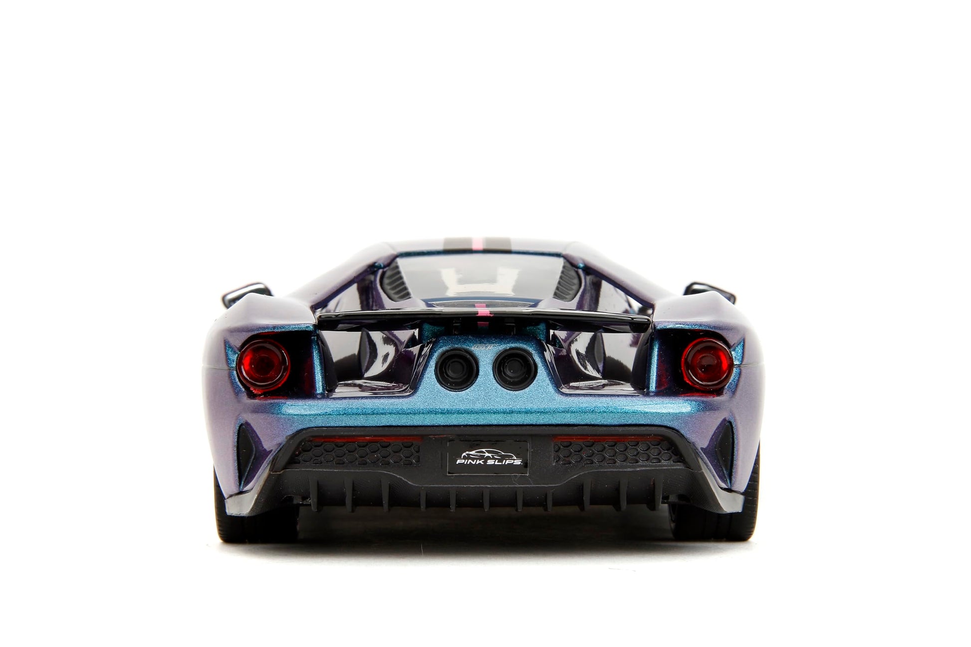 Jada Pink Slips 1:24 W7 2017 Ford GT Die-Cast Car, Toys for Kids and Adults (Metallic Purple/Blue)