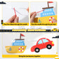 Faisichocalato Transportation Happy Birthday Banner Car Bus Train Plane Ship Helicopter Traffic Light Photo Props Garland for Kids Transportation