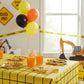 Fun Express - Construction Zone Bev Napkins for Birthday - Party Supplies - Print Tableware - Print Napkins - Birthday - 16 Pieces